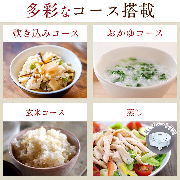 炊飯器 3合 IH アイリスオーヤマ 一人暮らし  RC-IE30-WPG 在庫処分 | IRIS OHYAMA | 06