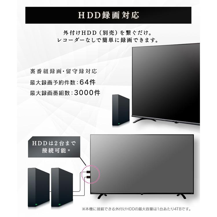 テレビ 55型 液晶テレビ 55インチ 4K 音声操作 4K対応液晶テレビ LUCA ベゼルレスモデル LT-55B628VC ブラック アイリスオーヤマ | IRIS OHYAMA | 18