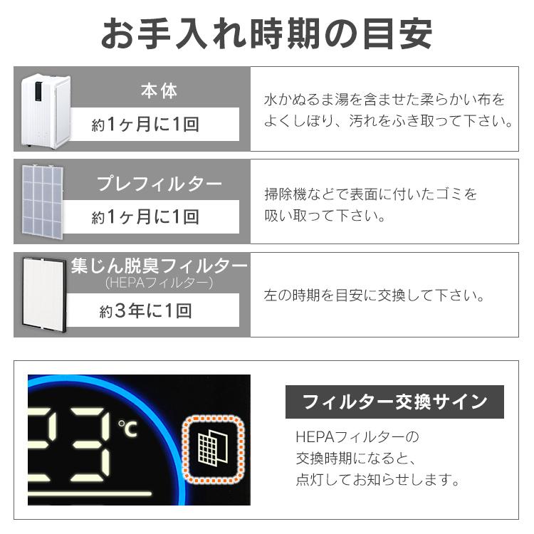 空気清浄機 アイリスオーヤマ 業務用 大型 20畳以上 空気清浄機 ほこり ホコリ PM2.5 花粉 ハウスダスト 大型 オフィス 店舗 施設 IAP-A130HTH-W ホワイト｜joylight｜15