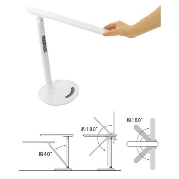 スタンドライト 目覚ましライト SL-122 WT  ドリテック |  | 03