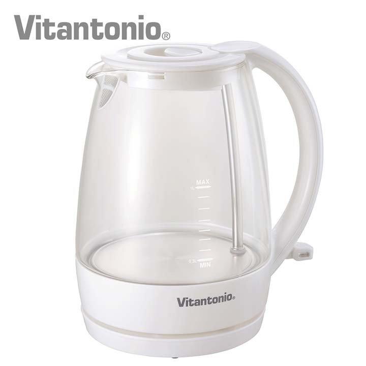 ビタントニオ（Vitantonio） ケトル ガラス電気ケトル 沸かす お湯 水