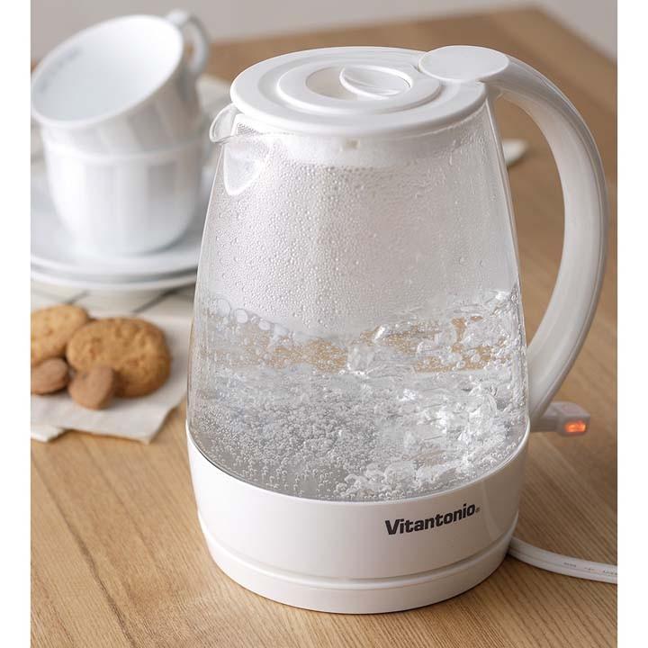 ビタントニオ（Vitantonio） ケトル ガラス電気ケトル 沸かす お湯 水
