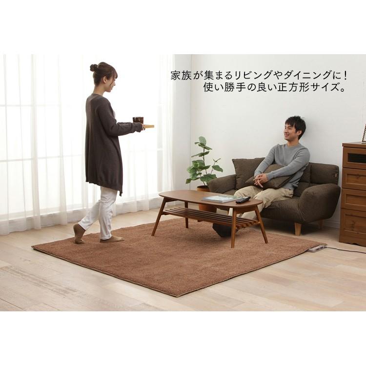 ホットカーペット 本体 2畳 電気カーペット 2畳 ワンルーム 2帖 温度調節 ダニ退治 タイマー機能 グレー WHD-201 |  | 02