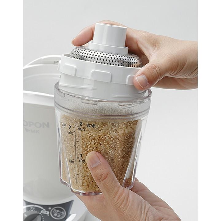 家庭用小型精米機 COPON 2合用 ホワイト SMH-200W エムケー精工 (D)(B