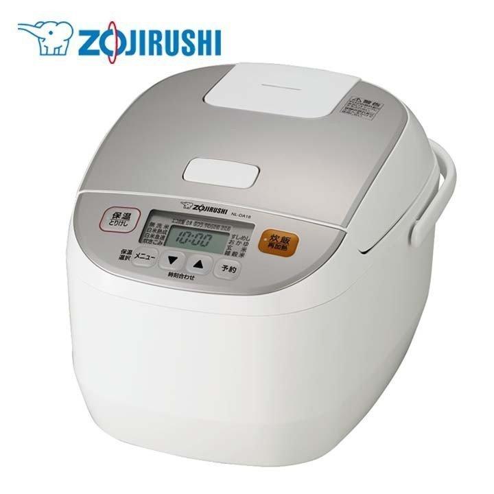極美品　象印　一升炊　炊飯ジャー　NL-DA18 象印（ZOJIRUSHI） 炊飯器 1升 マイコン 炊飯ジャー ホワイト NL-DA18