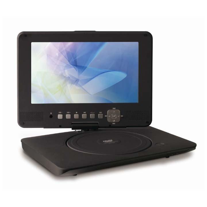 9型バッテリー内蔵ポータブルDVDプレーヤー ブラック DVD-P920 アズマ