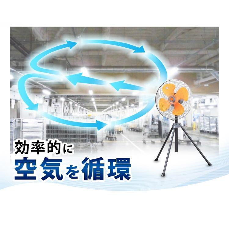 工場扇 工業用扇風機 扇風機 学校 工場 工業用 大型 三脚 3脚 スタンド