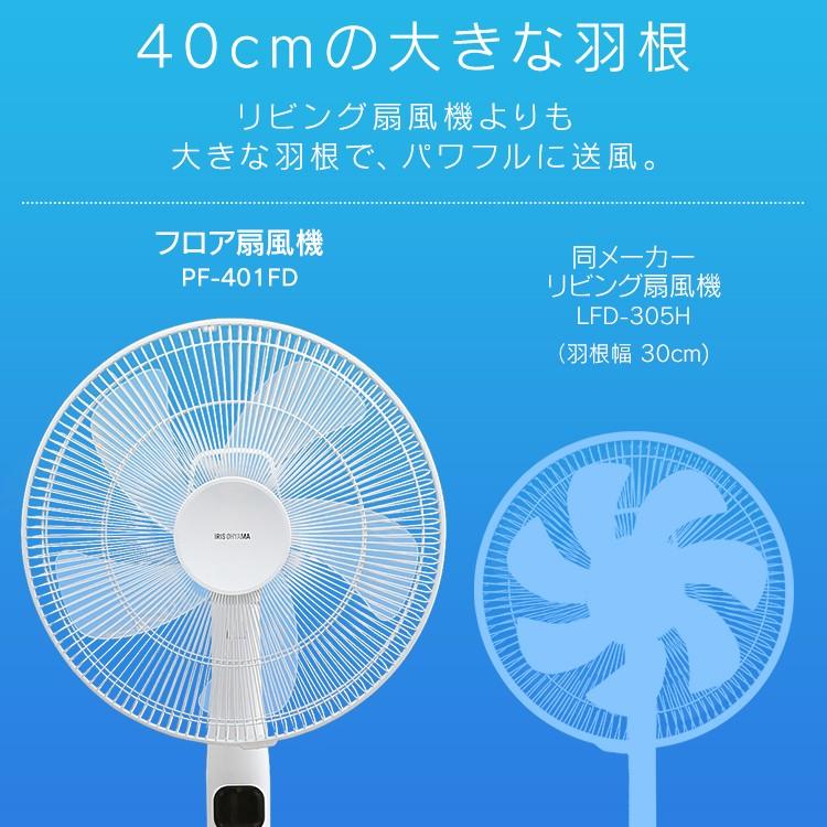 IRIS OHYAMA（アイリスオーヤマ） 扇風機 DCモーター リビング DC 40cm 