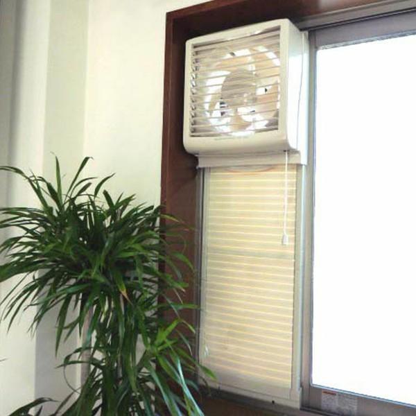 窓用換気扇 ホワイト FW-20G 日本電興 (D) : マイルーム Yahoo!店