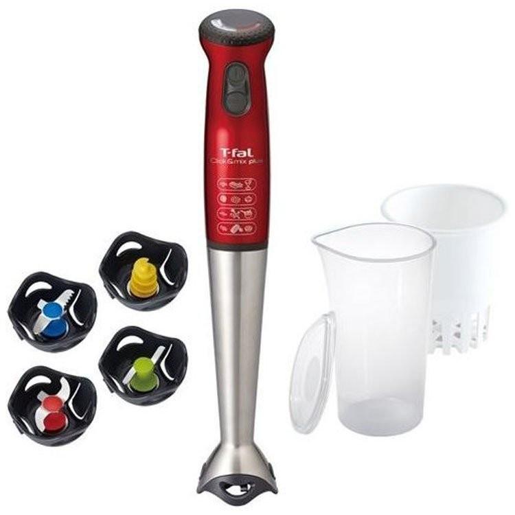T-fal ブレンダー クリック&ミックスプラス ルビー レッド HB865GJP グループセブジャパン (D) | T-fal