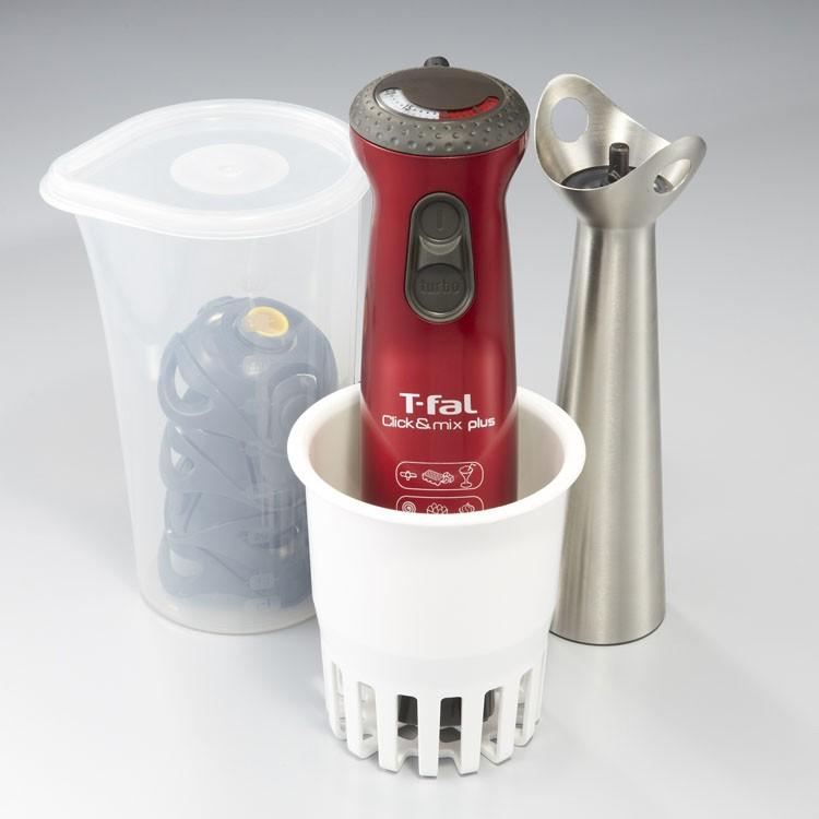 T-fal ブレンダー クリック&ミックスプラス ルビー レッド HB865GJP グループセブジャパン (D) | T-fal | 02