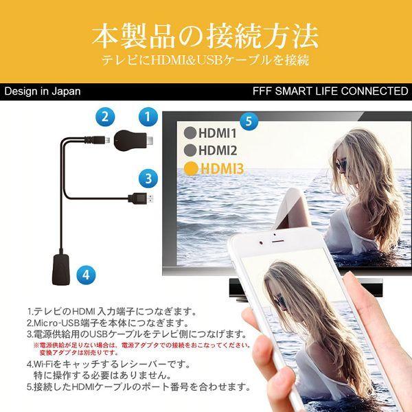 ミラキャストHDMIレシーバー MAL-FWTVWDD01B FFF SMART LIFE CONNECTED (D) |  | 04