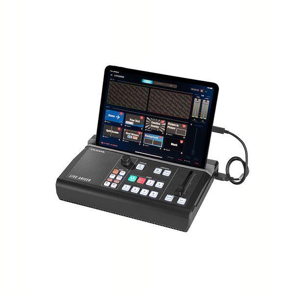 アイ・オー・データ LIVE ARISER iPad連動型ストリーミングBOX 4Kパススルー対応 iPad連動型ライブストリーミングBOX LIVE ARISER GV