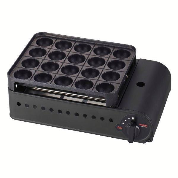カセットガスたこ焼器 炎たこ2 マットブラック CB-ETK-2 (D) | 