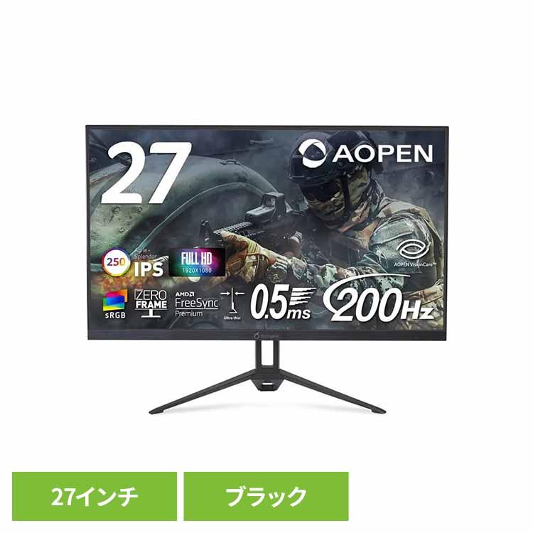 ゲーミングモニター 27インチ Agile-Splendor IPS フルHD 非光沢