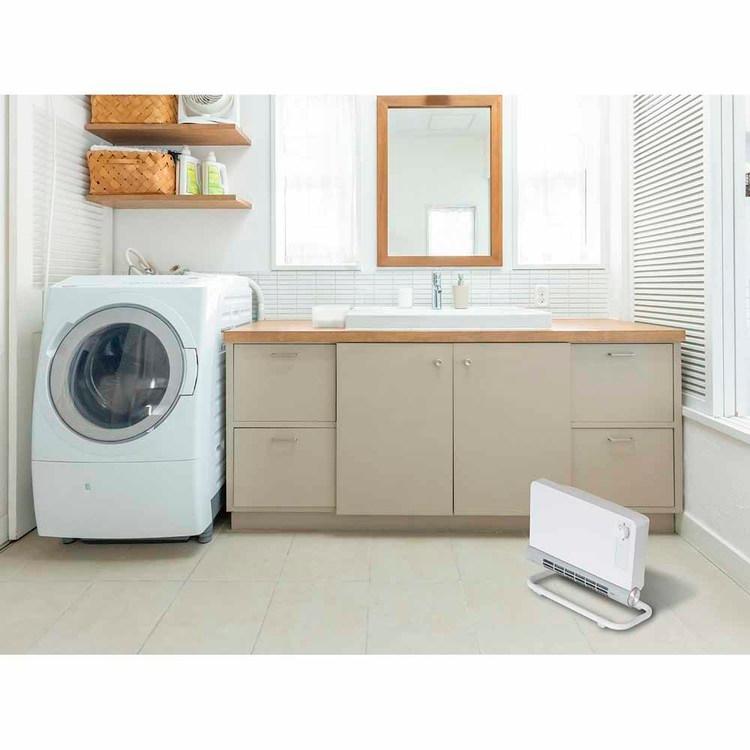 セラミックヒーター 壁掛け 冬 寒い 脱衣場 ヒーター 風呂上り 床置き 電気 2WAYセラミックヒーター ホワイト CDCM800WH （株）シイー・ネット |  | 02