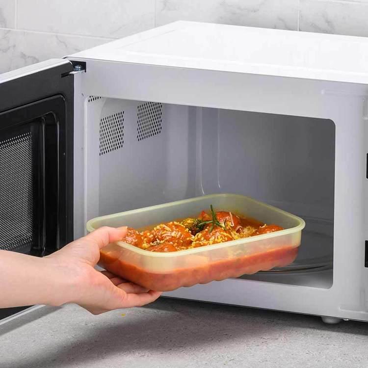 グレー保存容器9点セット ベストコ 保存容器 9点セット 食洗機 冷凍室対応 本体のみ レンジ対応