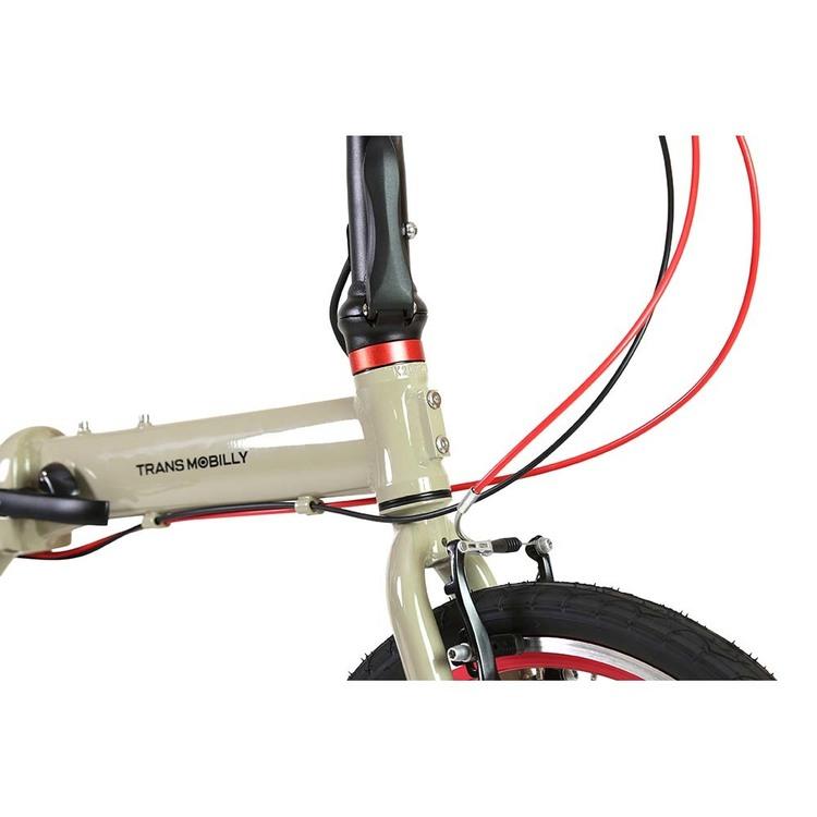 自転車 電動 折畳み 旅行 軽い アルミ ミニベロ 輪行 通勤 TRANS