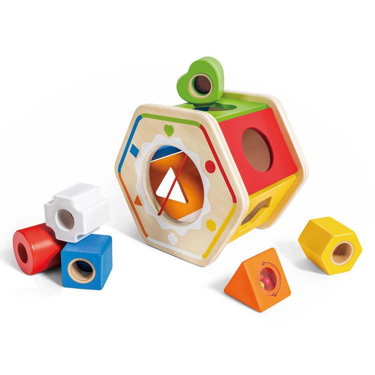 ハペ Hape 木製玩具 カラフル型はめボックス 型はめBOX カラフルボックス 木のおもちゃ 知育玩具 E0516 カラフル型はめボックス ハペ |  | 04