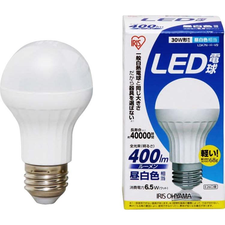 アウトレット LED電球 E26口金 軽量 400lm 昼白色 LDA7N-H-V9 アイリスオーヤマ｜joylight｜03