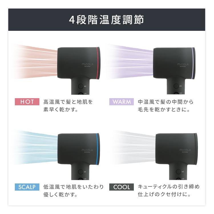 IRIS OHYAMA（アイリスオーヤマ） ドライヤー MiCOLA クイックイオン