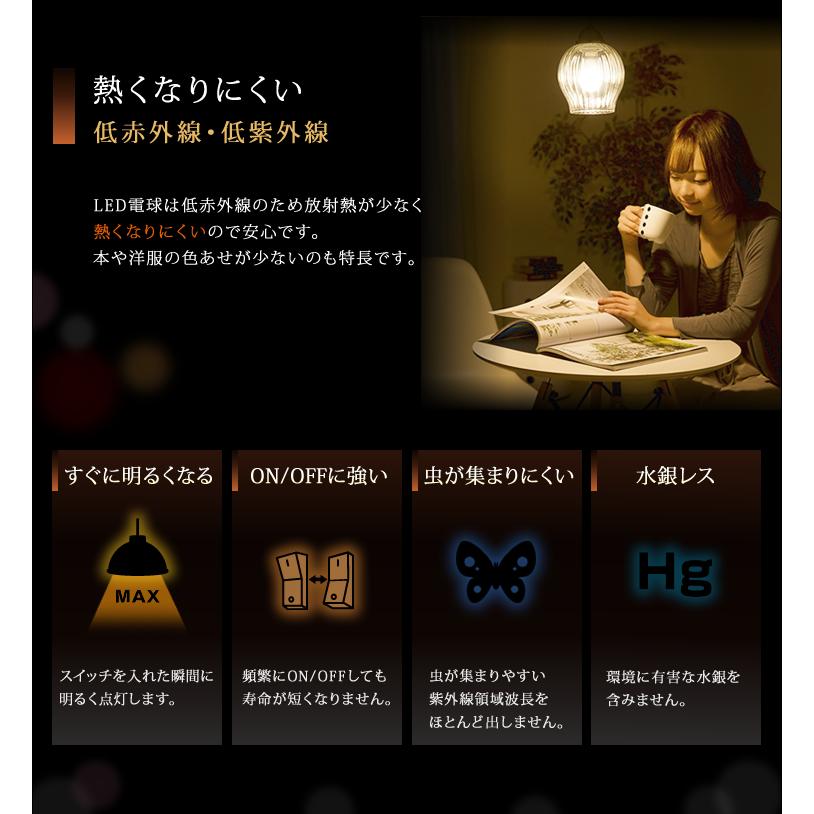 IRIS OHYAMA（アイリスオーヤマ） LED電球 LED E26 4個セット 40W相当