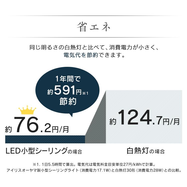 シーリングライト 4個セット セット 小型 おしゃれ 人感センサー 人感センサー付き アイリスオーヤマ 昼光色 電球色 2000lm MCL20D-SK MCL20L-SK_9