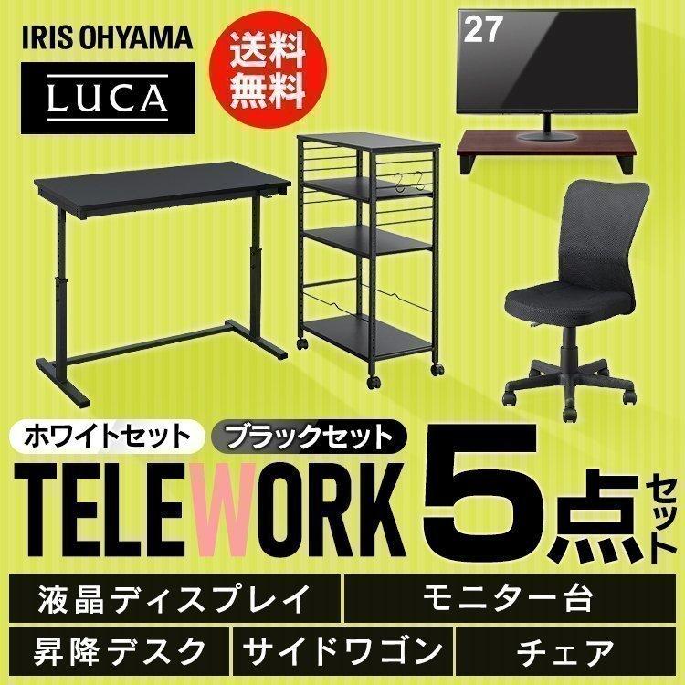 IRIS OHYAMA（アイリスオーヤマ） デスク 在宅 5点セット 在宅勤務 