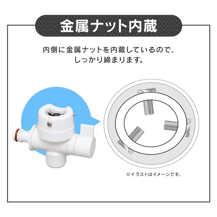 分水蛇口口金 SGP-118D ホワイト ブラウン ブラック アイリスオーヤマ | IRIS OHYAMA | 04