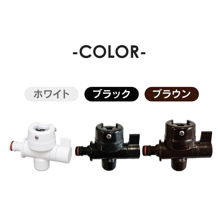 分水蛇口口金 SGP-118D ホワイト ブラウン ブラック アイリスオーヤマ | IRIS OHYAMA | 05