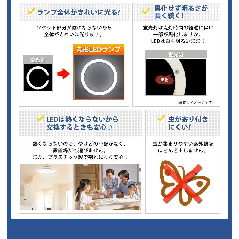 LED蛍光灯 丸型  30形+40形 アイリスオーヤマ リモコン付 取付簡単 照明 器具 ランプ led照明 ペンダントライト用 LDCL3040SS/D・N・L/29-P｜joylight｜05