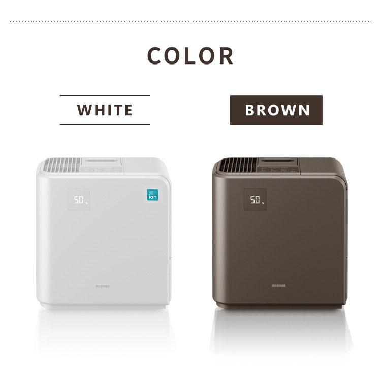 加湿器 卓上 ハイブリッド式 大容量 5L パワフル加湿 17h連続運転 ヒーターオフモード 節電 省エネ 14畳 子ども ペット 安心 安全 アイリスオーヤマ | IRIS OHYAMA | 18