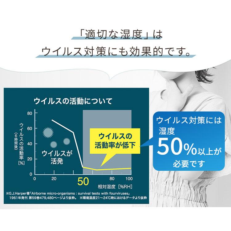 加湿器 卓上 ハイブリッド式 大容量 5L パワフル加湿 17h連続運転 ヒーターオフモード 節電 省エネ 14畳 子ども ペット 安心 安全 アイリスオーヤマ | IRIS OHYAMA | 03