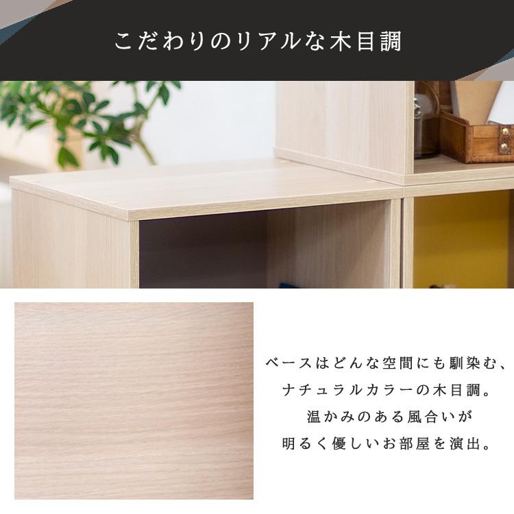 IRIS OHYAMA（アイリスオーヤマ） カラーボックス 収納 扉 北欧