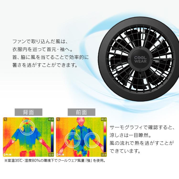 IRIS OHYAMA（アイリスオーヤマ） クールウェア 空調ウェア 半袖