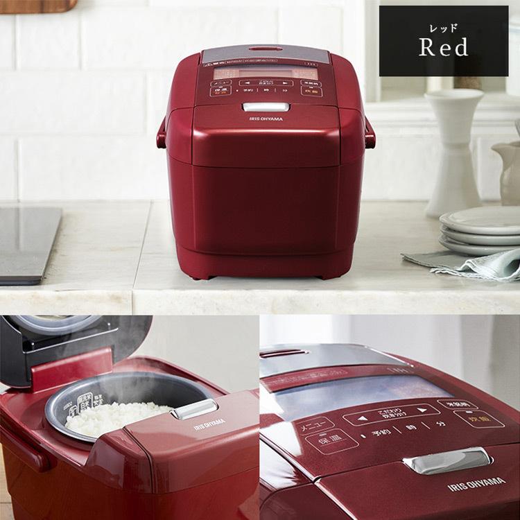新品、未使用 アイリスオーヤマ 炊飯器 銘柄炊き RC-IH50-R RED 【公式