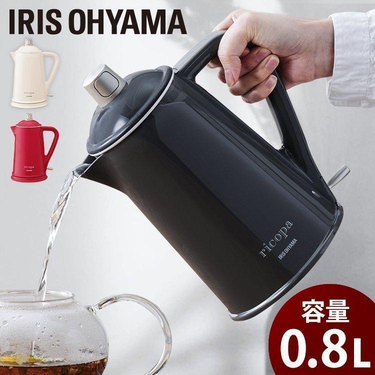 【美品】IRIS OHYAMA キッチンケトル IRIS OHYAMA(アイリスオーヤマ) ricopa 電気ケトル IKE-R800の悪い