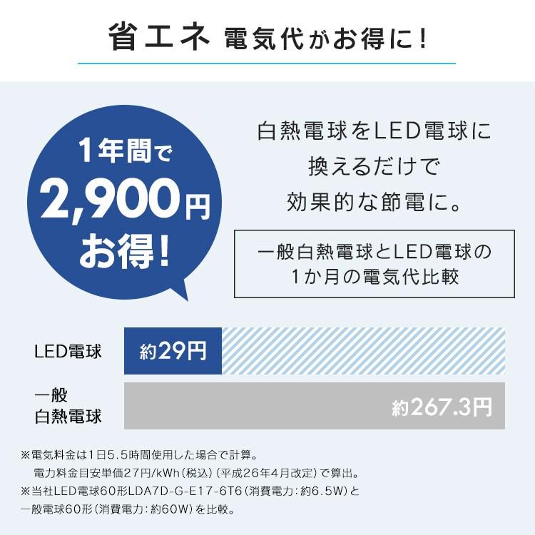 電球 LED 種類 口金 E26 E17 60W 60W相当 広配光 2個セット アイリスオーヤマ 昼光色 昼白色 電球色 電球 安い 小型電球 60形 LDA7D-G-6T62P LDA7D-G-E17-6T62P :m567802:JOYライト - 通販 - Yahoo!ショッピング 電球 LED 種類 口金 E26 E17 60W 60W相当 広配光 2個セット アイリスオーヤマ 昼光色 昼白色 電球色 電球 安い 小型電球 60形 LDA7D-G-6T62P LDA7D-G-E17-6T62P :m567802:JOYライト - 通販 - Yahoo!ショッピング