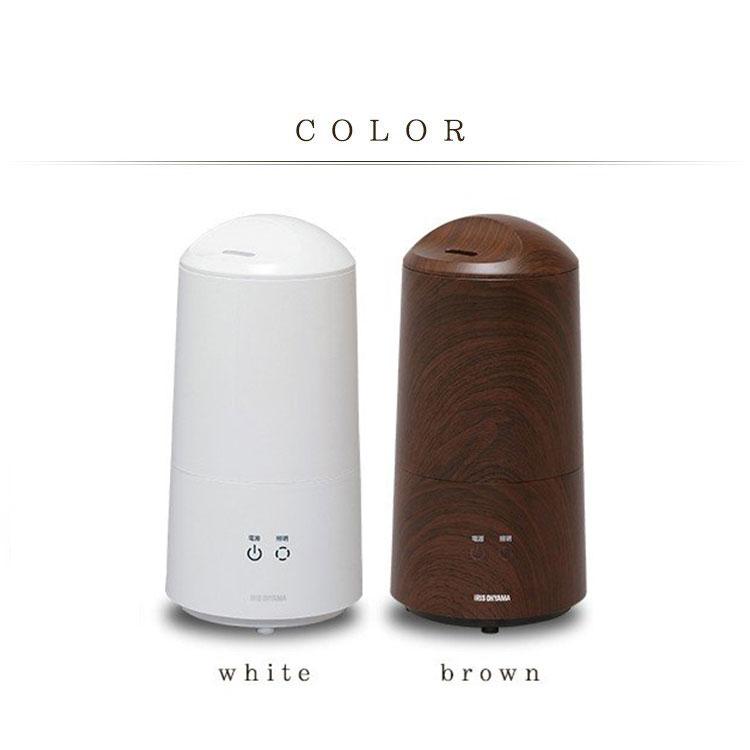 加湿器 超音波式 卓上 3L 超音波加湿器 タッチセンサー LEDライト 11h連続運転 Ag抗菌 清潔 木目調 アイリスオーヤマ UHM-280B 280BM * | IRIS OHYAMA | 07