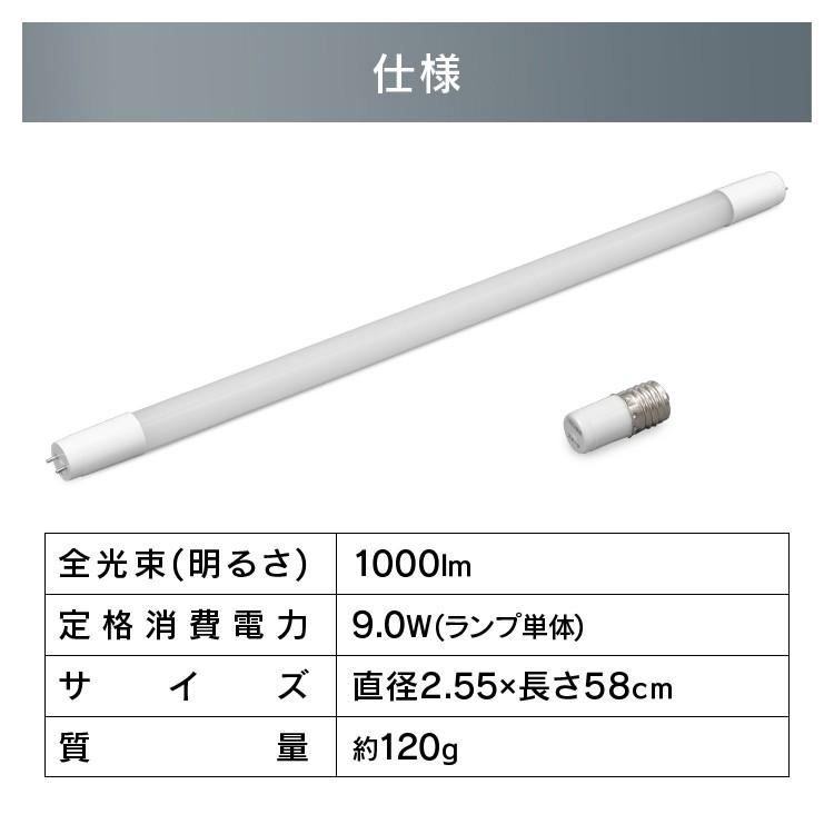 IRIS OHYAMA（アイリスオーヤマ） LED蛍光灯 20形 グロー対応 工事不要