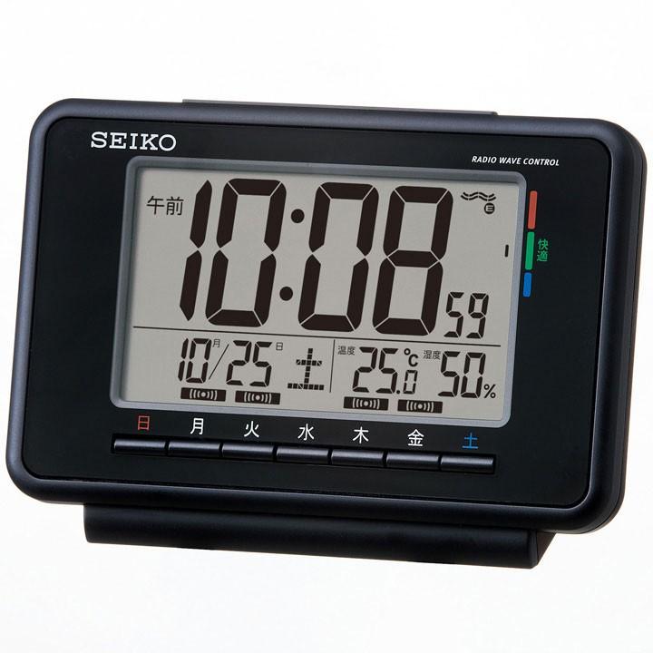 SEIKO（セイコー） 目覚まし時計 電波 SQ775K 保土ヶ谷 : マイルーム