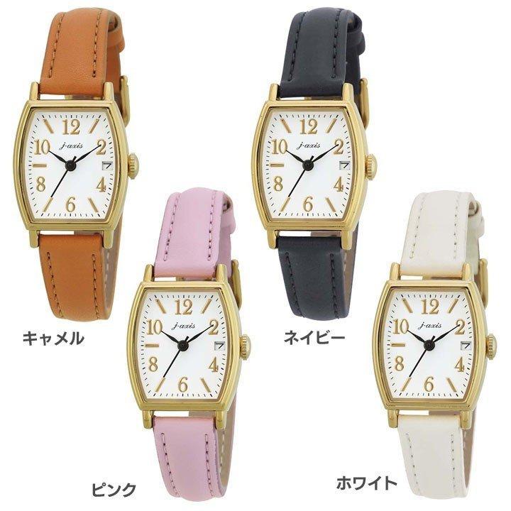 腕時計 デイト付トノー革ウォッチ BL1143-CA サン・フレイム (B