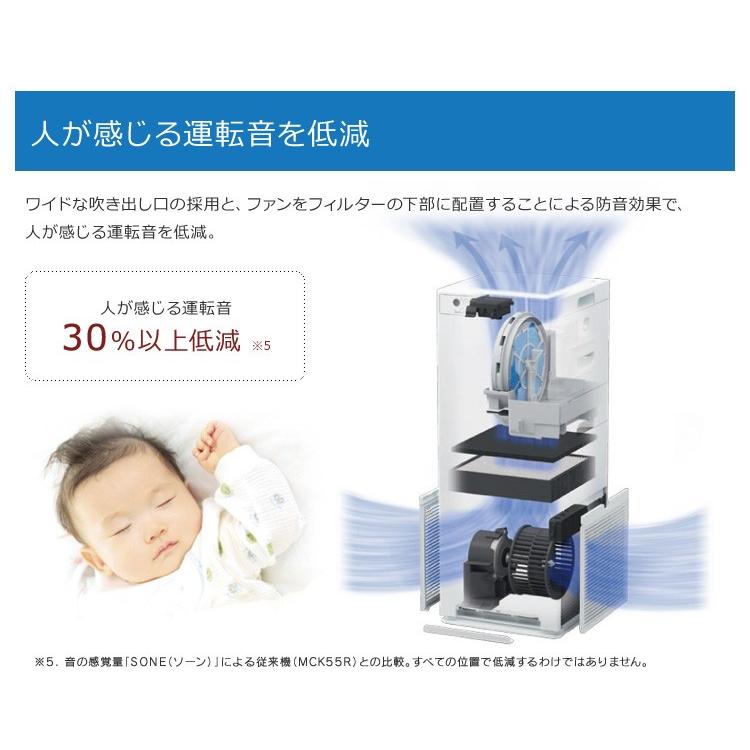 ダイキン 加湿 空気清浄機 リモコン付 MCK55U-T 2020年製 動作OK ダイキン（DAIKIN） 空気清浄機 25畳 加湿器 14畳 ペット 脱臭 PM2.5