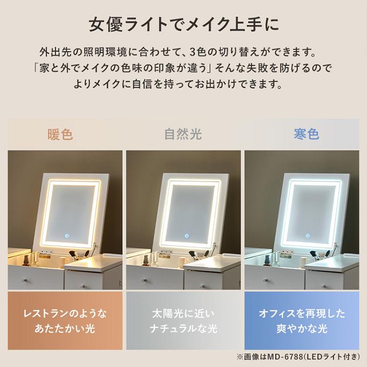 ドレッサー ドレッサーセット デスク スツール付き コンセント付き