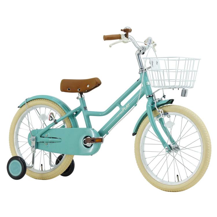 自転車 キッズバイク 幼児 18インチ アルミ 軽い 北欧風 くすみカラー