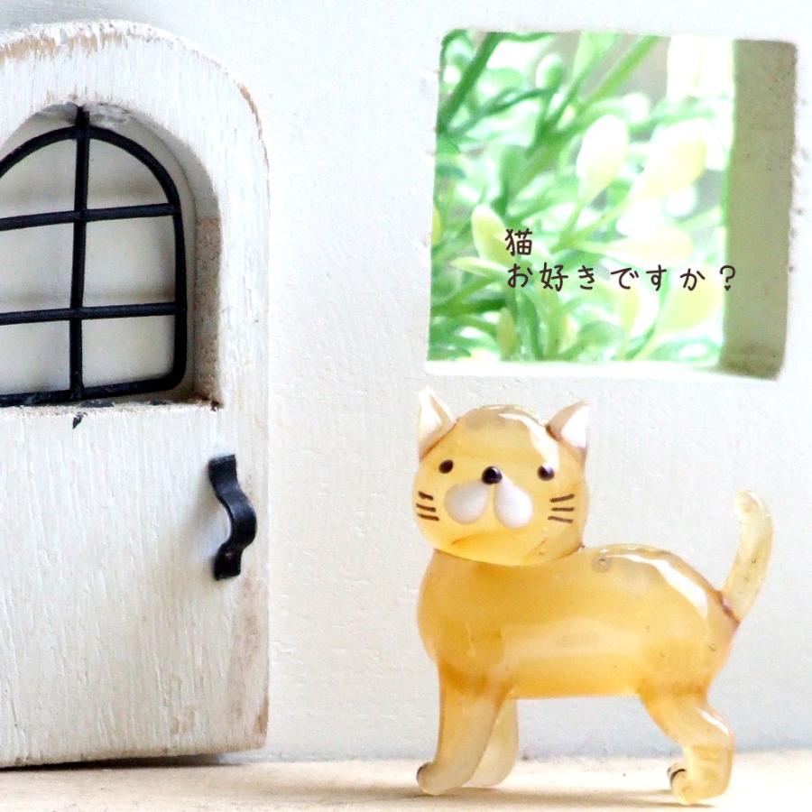 ガラス細工 ミニチュア 雑貨 置物 日本猫の代表 茶とらねこ Ca 008 ガラス細工 The Joy Luck Store 通販 Yahoo ショッピング