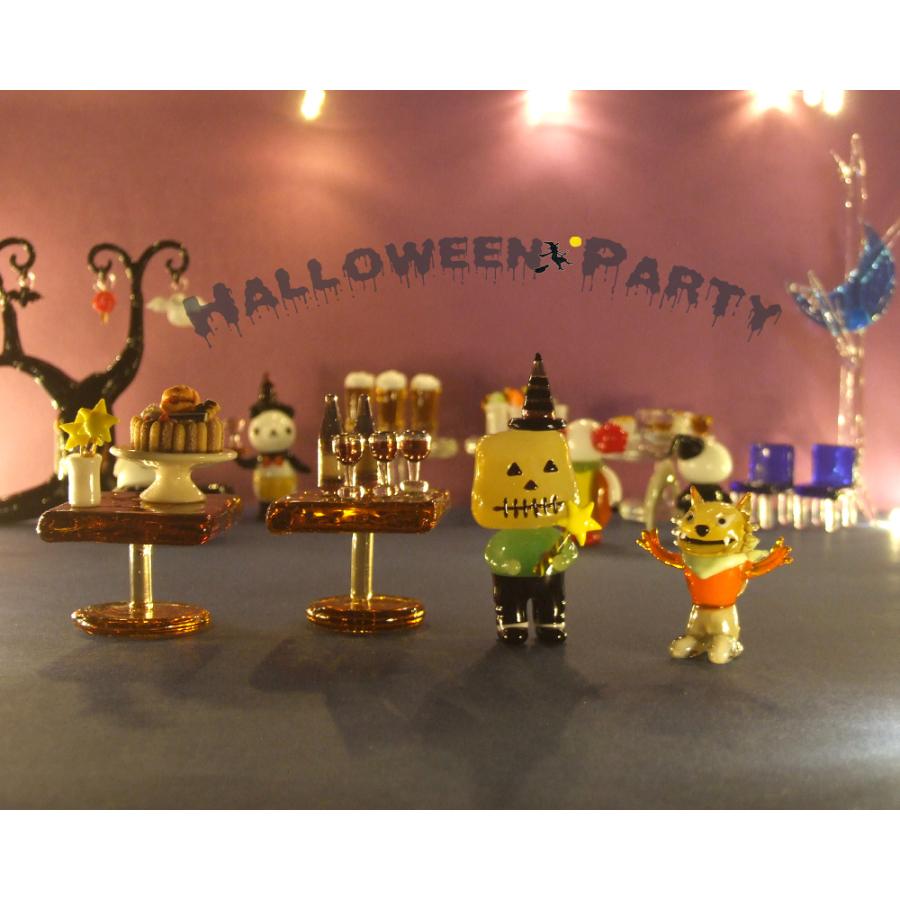ガラス細工 ハロウィン ウッド 樹霊 ゴースト 樹霊・ウッド君