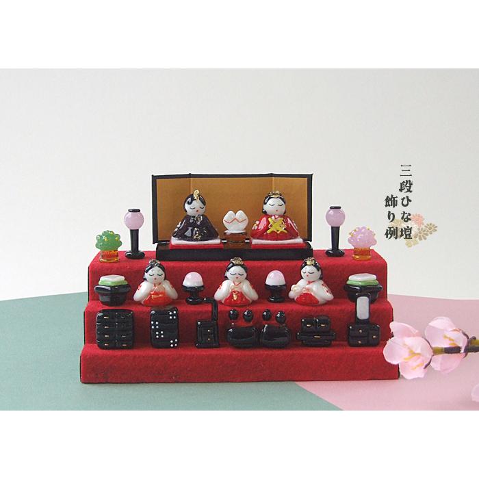 硝子細工 雛人形 コンパクト 針箱 お道具 和小物 御雛様の御道具 針箱