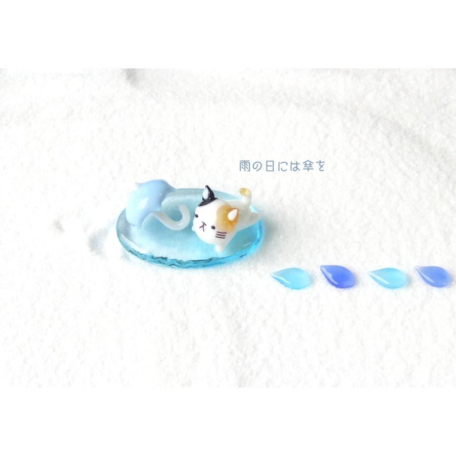 ガラス細工 ミニチュアガラス 梅雨 雨の日 水たまり 梅雨時 足元に 水たまり Ca 197 ガラス細工 The Joy Luck Store 通販 Yahoo ショッピング