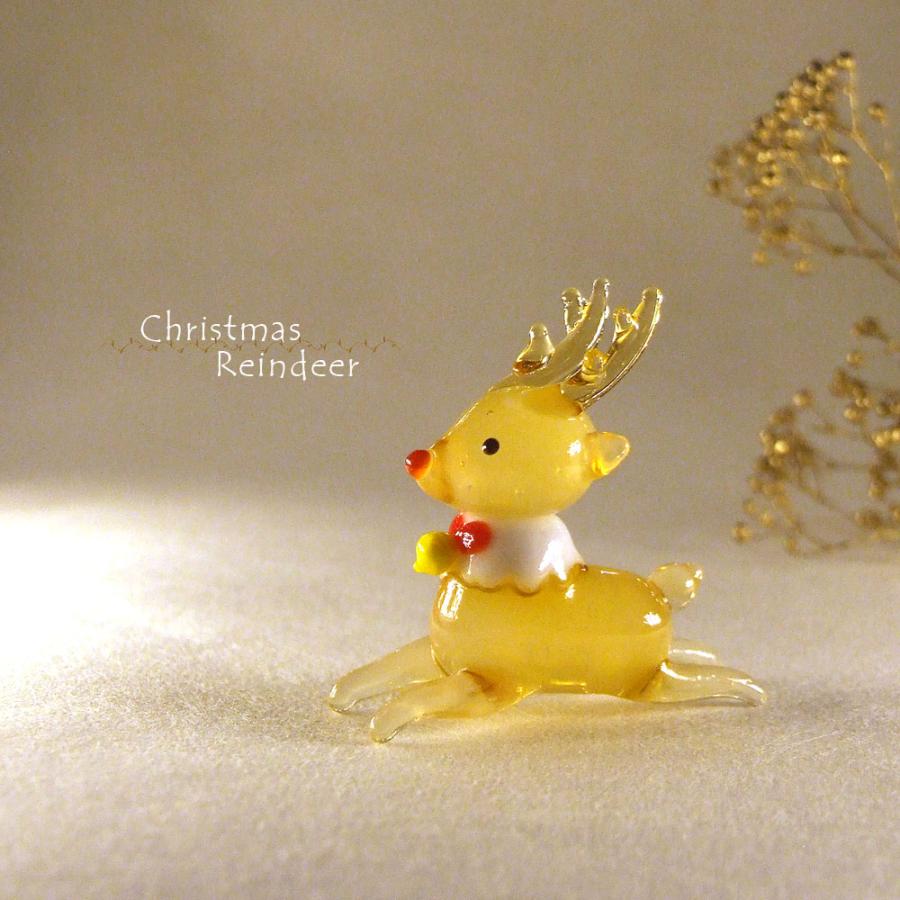 確認用ガラス細工　ミニチュア　トナカイ 確認用ガラス細工 ミニチュア トナカイ